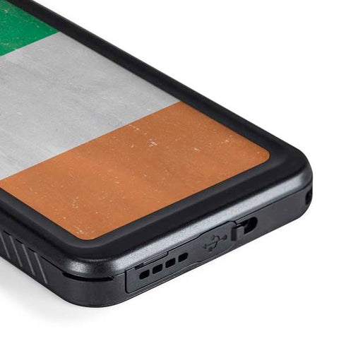 Ireland Flag Distressed Galaxy S23 Waterproof Case